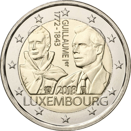 Λουξεμβούργο 2€ Guilliarme I 2018