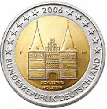 Γερμανία 2€ Προεδρία Schleswig - Holstentor 2006