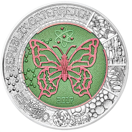 Αυστρία 25€ Niob MicroCosmos 2017