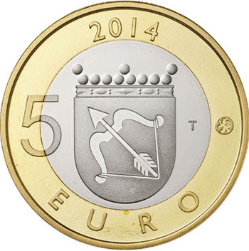 Φινλανδία 5€ Κούκος Καρελίας 2014