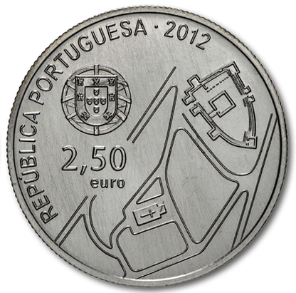 Πορτογαλία 2,50 € 75η επέτειος. Σχολικό πλοίο Sagres 2012