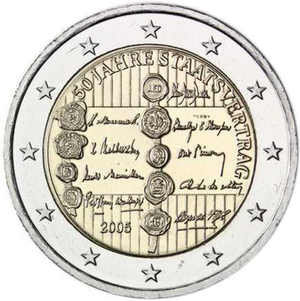 Αυστρία 2 € 50 χρόνια Συνθήκη της Αυστρίας 2005