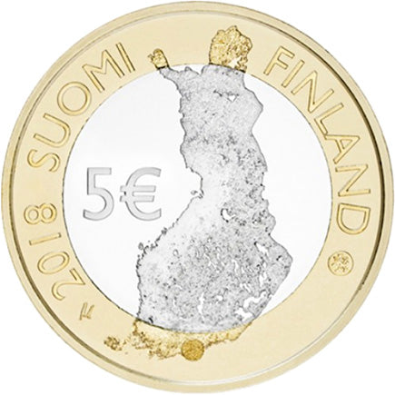 Φινλανδία 5 € Αρχιπέλαγος Punkaharju 2018