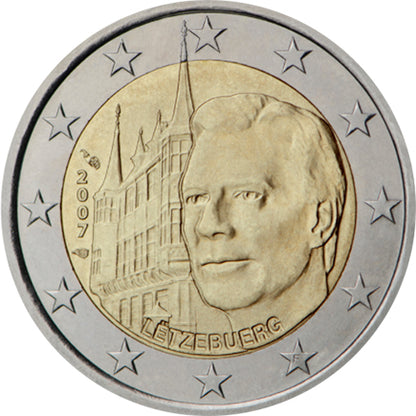 Λουξεμβούργο 2€ Παλάτι του Μεγάλου Δούκα 2007